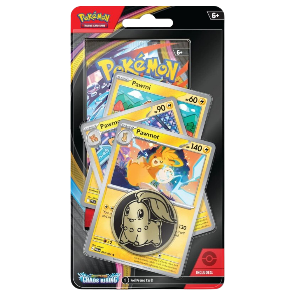Pokemon - Chaos Rising - Mega Evolution - ME04 – Premium Checklane Blister – Englisch