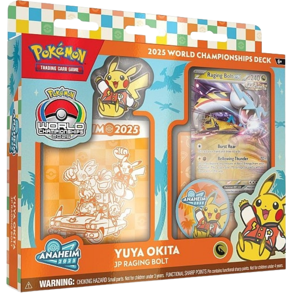 Pokemon - World Championship 2025 Deck - Yuya Okita - Raging Bolt - Englisch