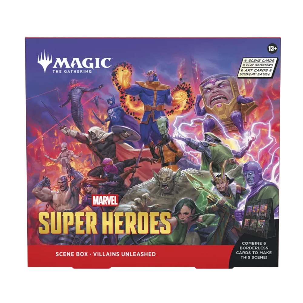 Magic: The Gathering - MTG - Marvel Super Heroes - Scene Box Villains Unleashed - Englisch
