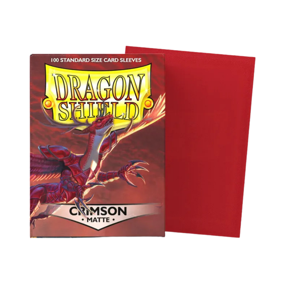 Dragon Shield - Standart Card Sleeves Matte - Crimson (100x)