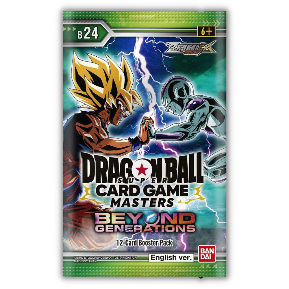 Dragon Ball Super CG Masters - Beyond Generation - B24 - Zenkai Series EX Set 07 - Booster - Englisch