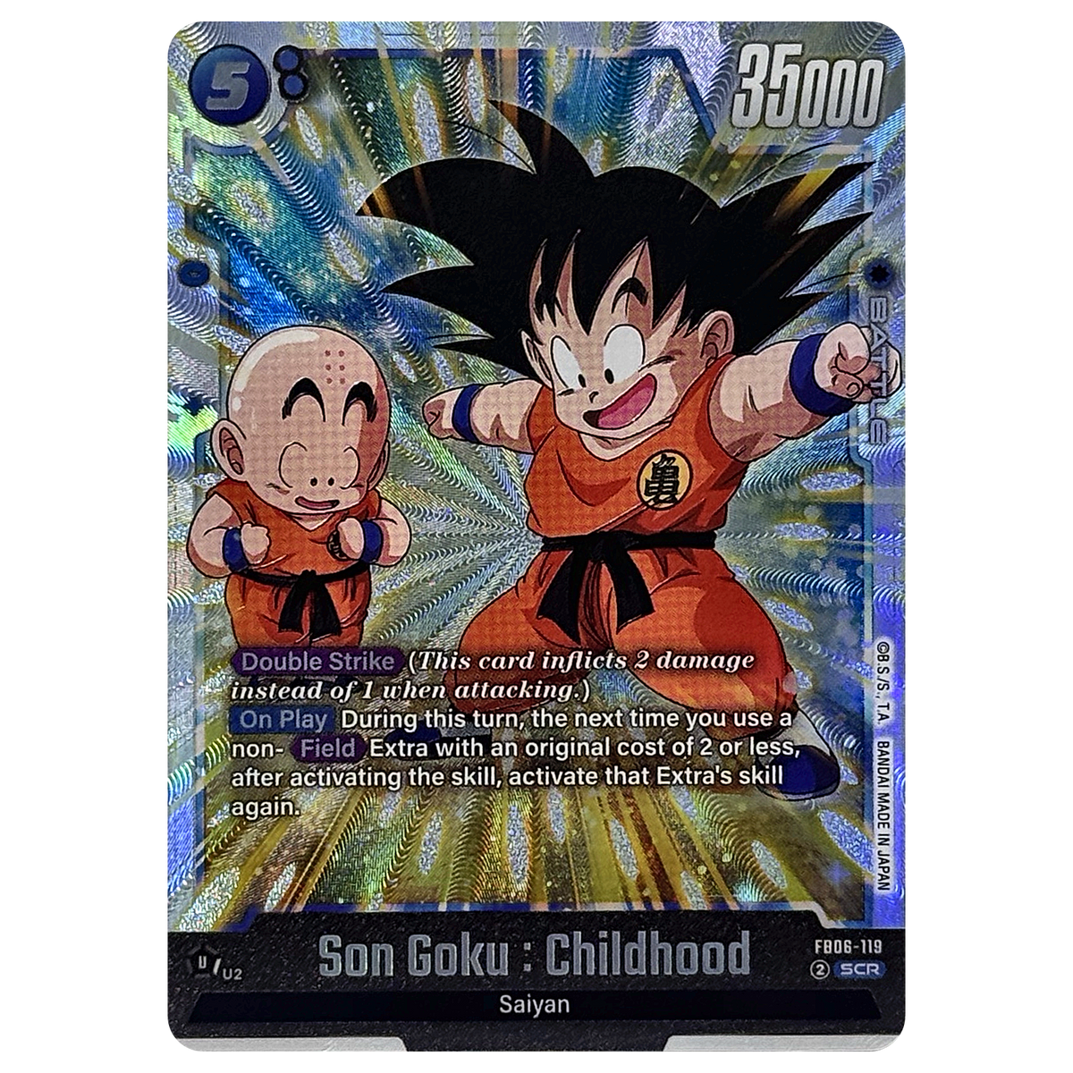 Son Goku : Childhood FB06-119 SCR Rivals Clash Fusion World Einzelkarte