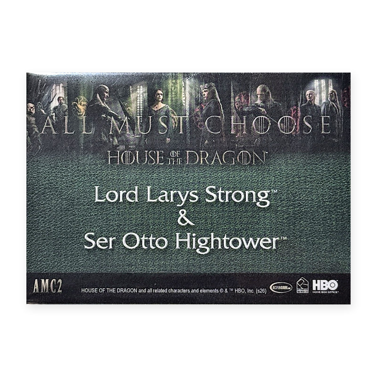 Lord Larys Strong & Ser Otto Hightower AMC2 HotD Series 2 Rückseite
