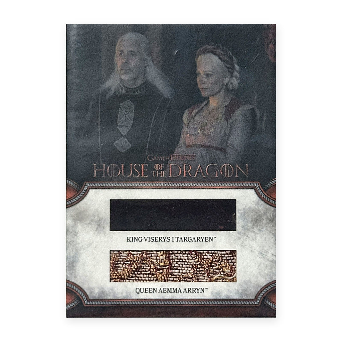 King Viserys I Targaryen & Queen Aemma Arryn DRC19 HotD Series 2 Vorderseite