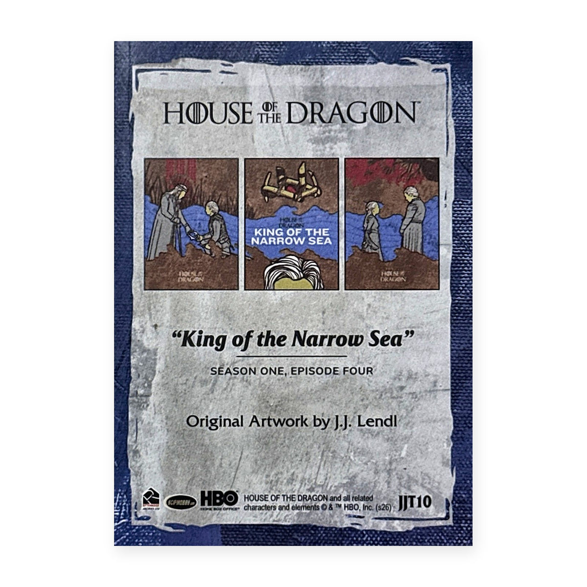 King of the Narrow Sea JJT10 HotD Series 2 Rückseite