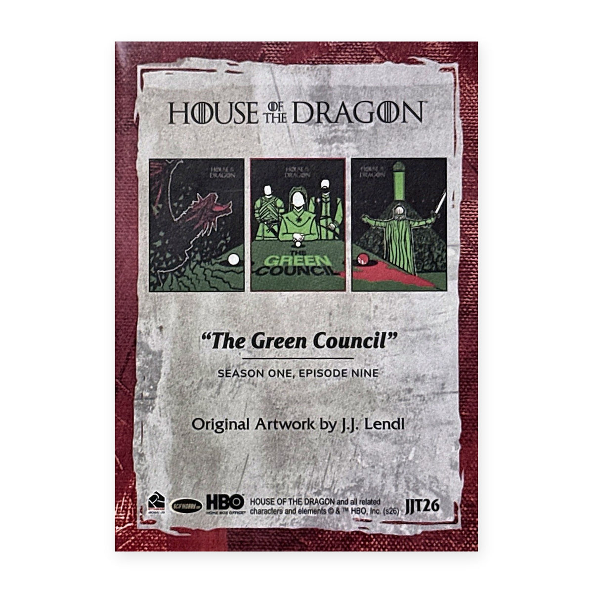 The Green Council JJT26 HotD Series 2 Rückseite