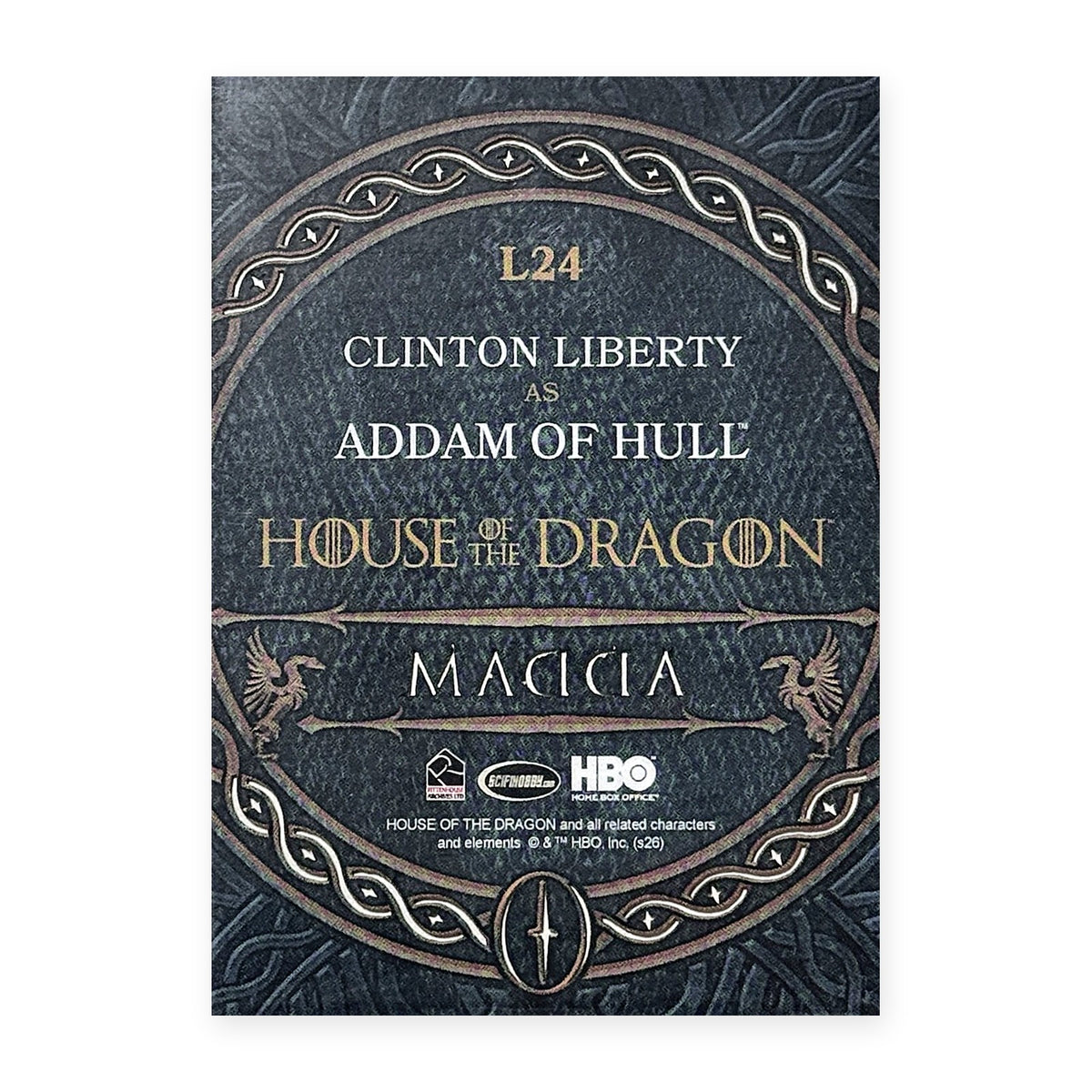 Clinton Liberty Addam of Hull L24 HotD Series 2 Rückseite